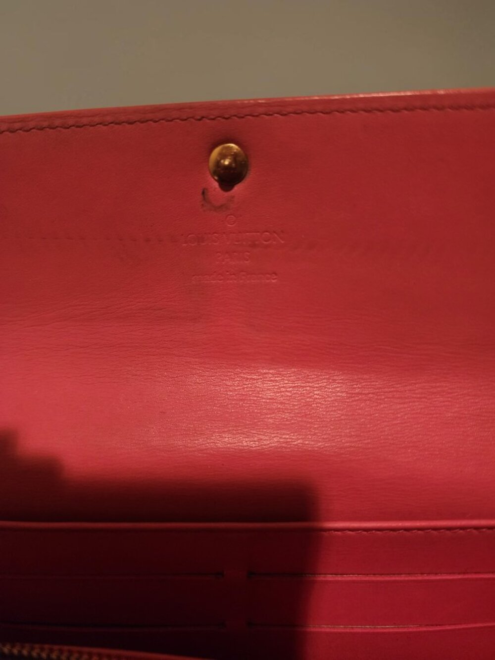 Louis Vuitton Vernis Monogram Wallet – Red Patent Leather - Picture 7 of 13